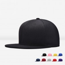 Premium Solid Fitted Cap Baseball Cap Hat  Flat Bill / Brim Adjustable NEW HOT  eb-12773460